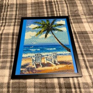 Beach scene diamond painting